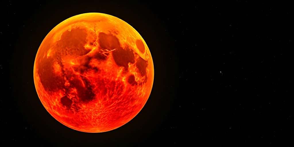 Luna roja: el misterio de los eclipses lunares 1 luna roja Color arco iris
