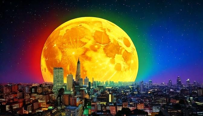 Luna amarilla: el fenómeno celestial que fascina 1 Luna Amarilla